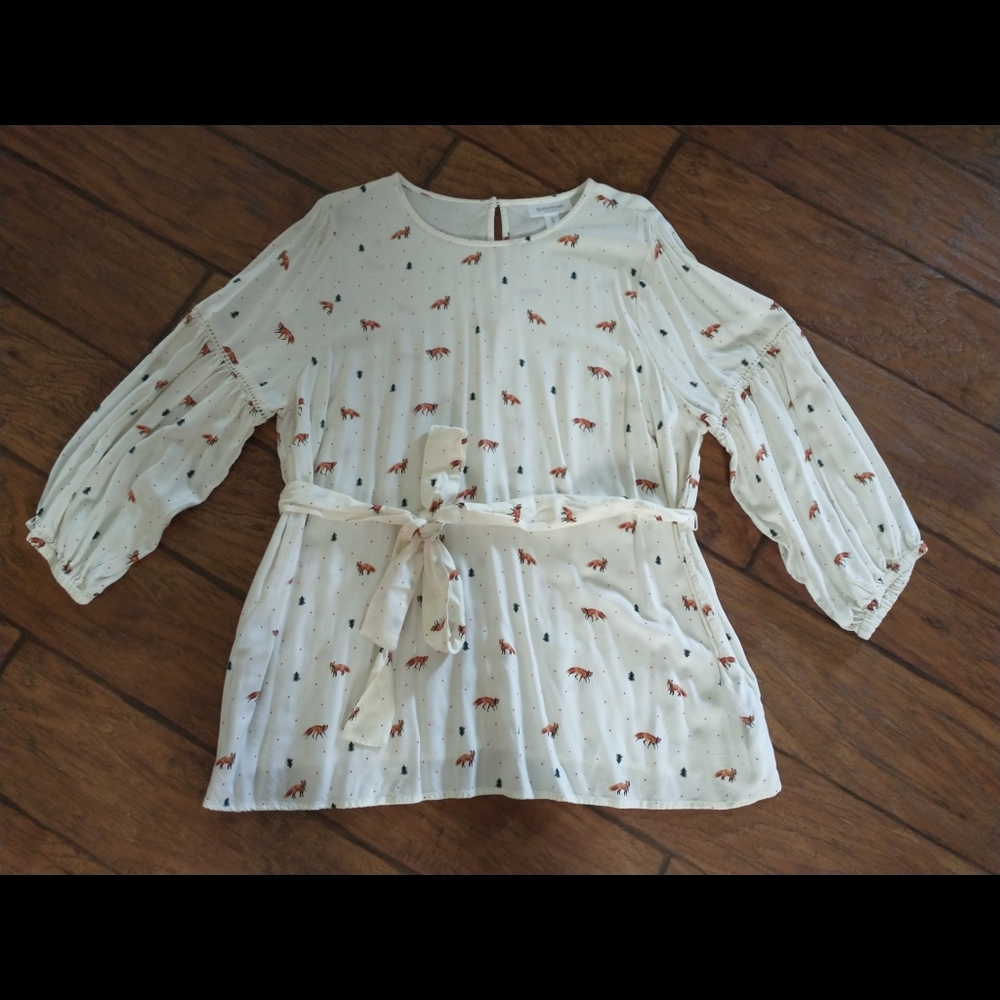 Motherhood Maternity Fox Top